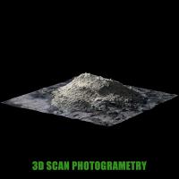 3D scan pile sand